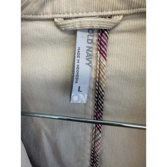 Vintage Y2K Old Navy Corduroy Blazer Womens L Academia Preppy Old Money Twee - Picture 3 of 6